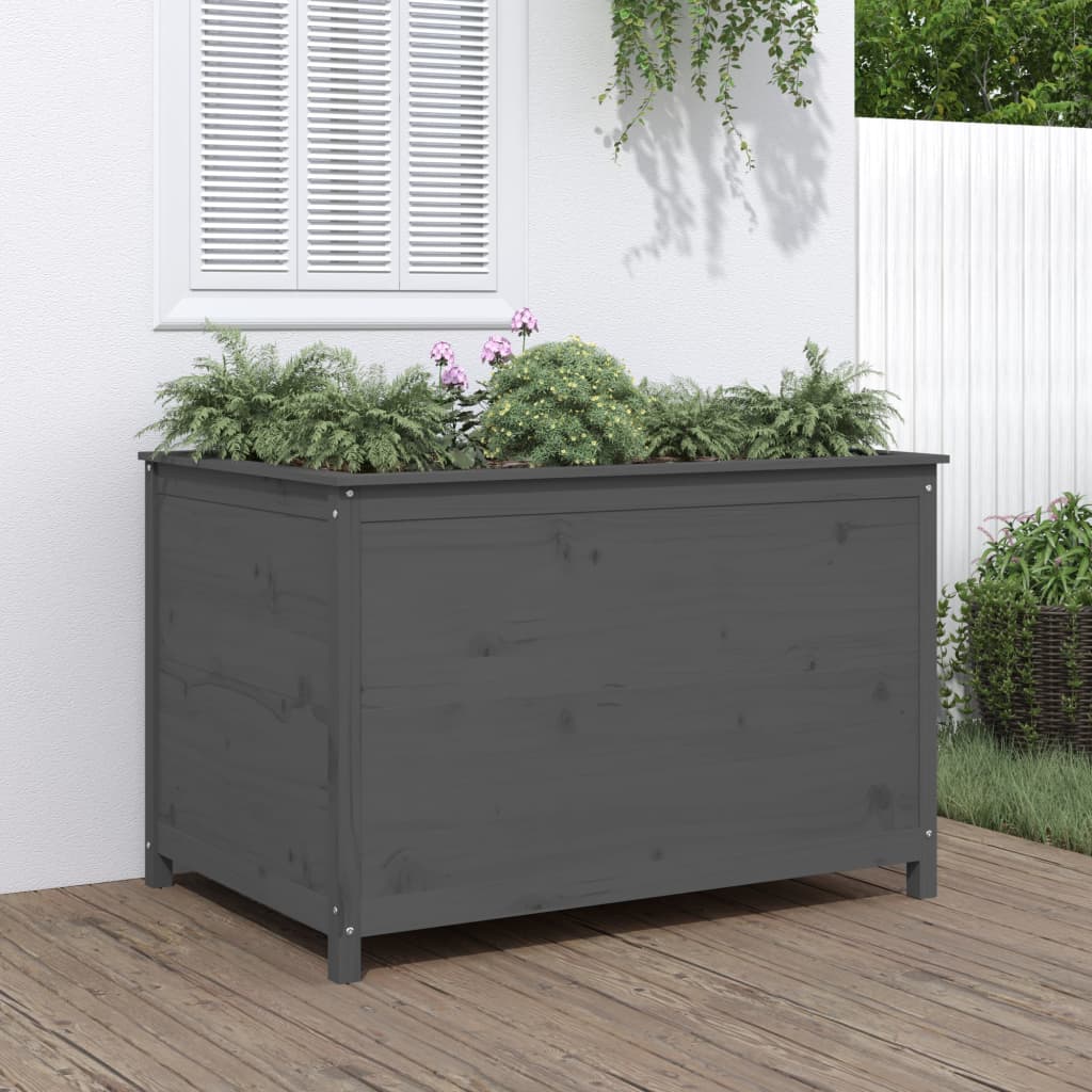 Lit Surélevé De Jardin 119,5X40X39 Cm Bois Douglas Massif