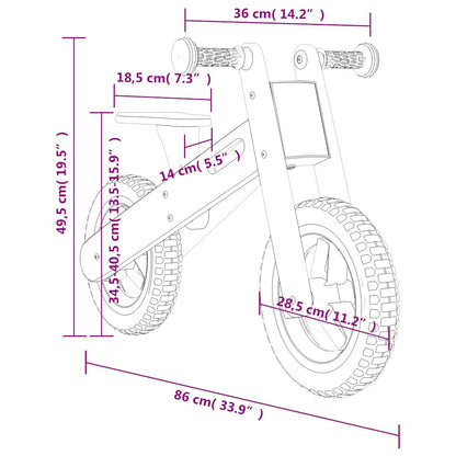 Vélo D'équilibre Pour Enfants Imprimé