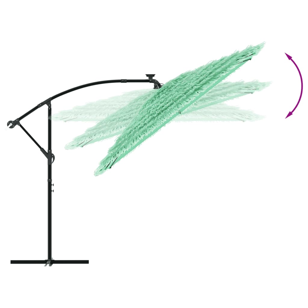 Parasol De Jardin Avec Mât En Acier