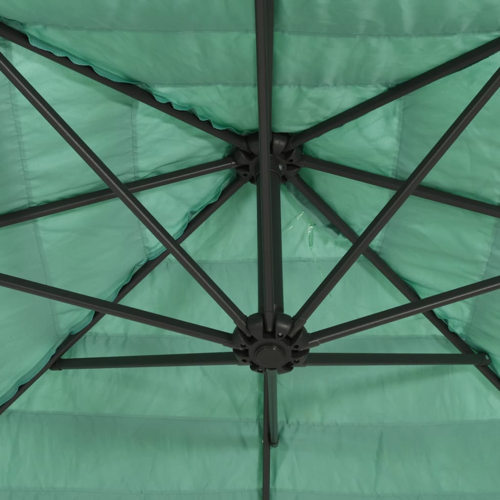 Parasol De Jardin Avec Mât En Acier