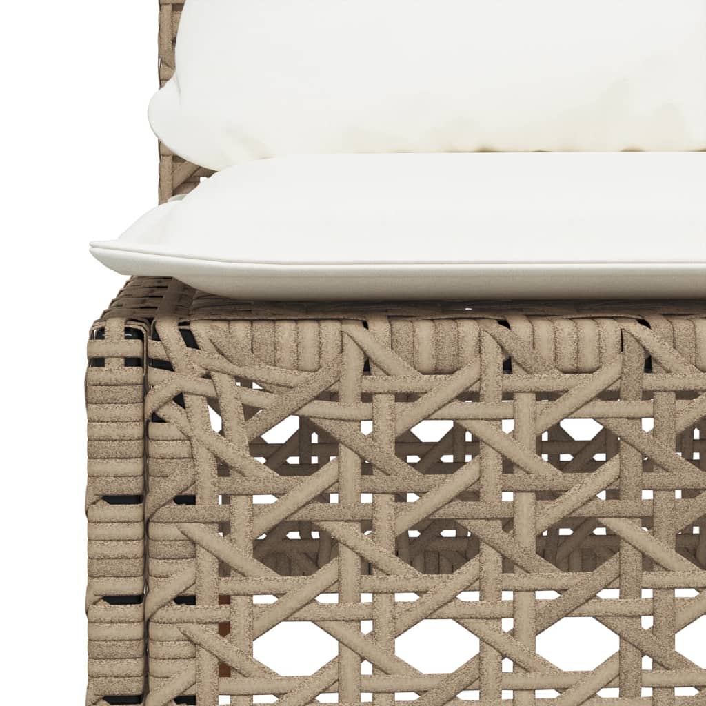 Salon De Jardin Avec Coussins 8 Pcs Résine Tressée