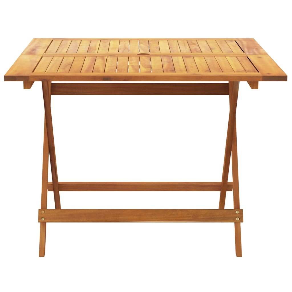 Ensemble À Manger De Jardin 5 Pcs Résine Tressée Et Bois Massif