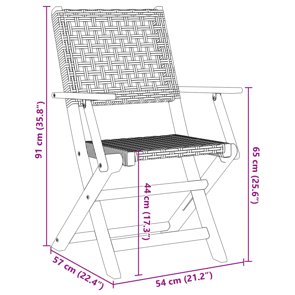 Ensemble À Manger De Jardin 5 Pcs Résine Tressée Et Bois Massif