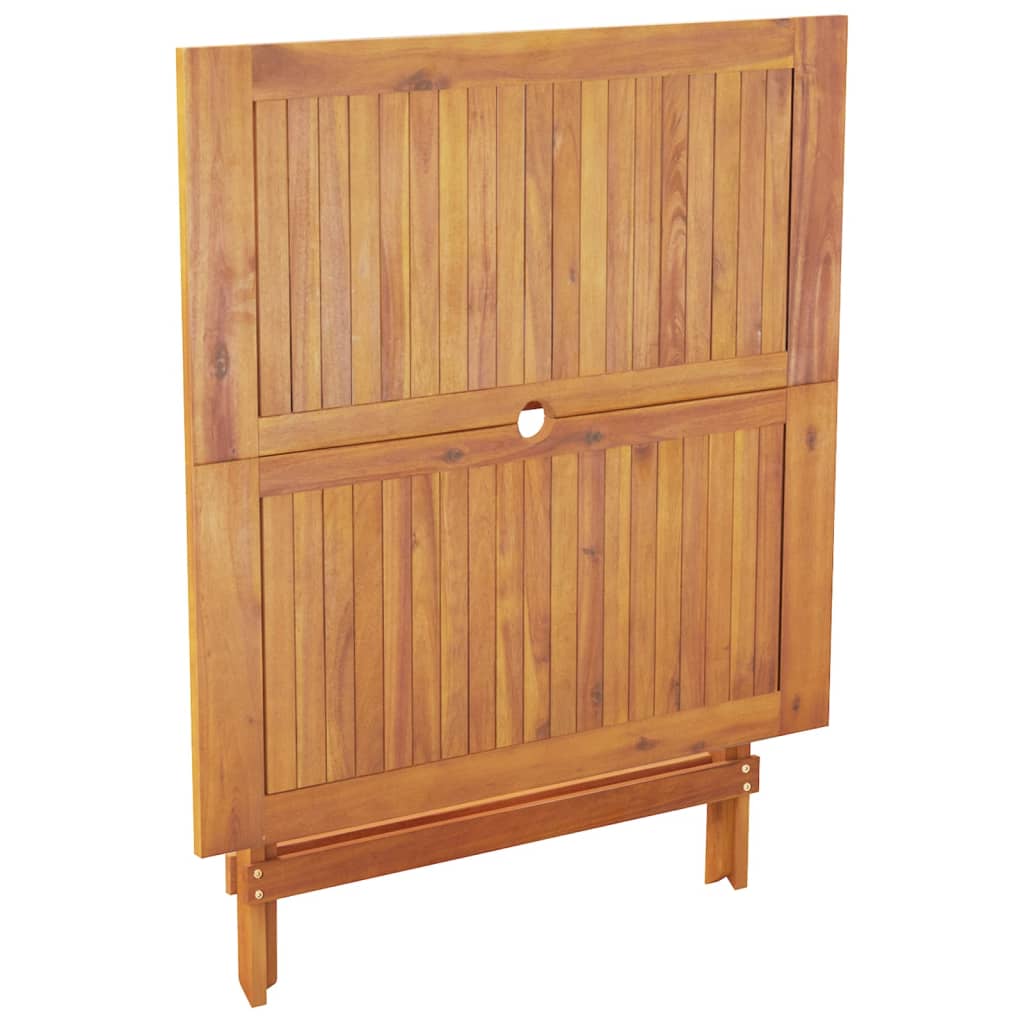 Ensemble À Manger De Jardin 5 Pcs Résine Tressée Et Bois Massif