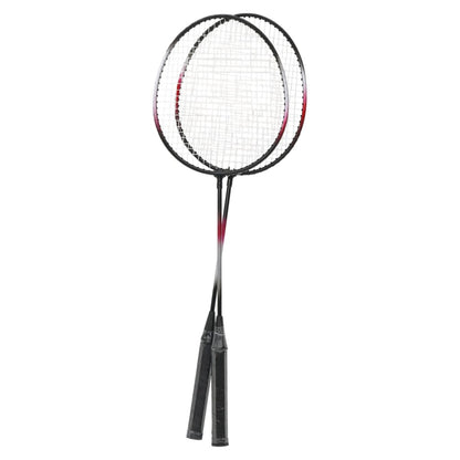 Set De Badminton Avec 2 Raquettes, Filet Et Coffret Rangement