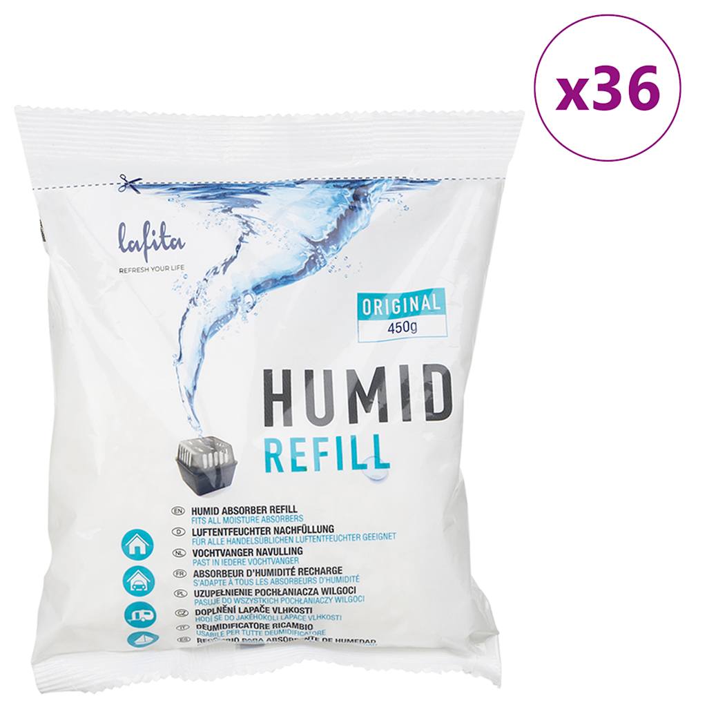 Recharges Pour Absorbeur D'humidité 12 Pcs