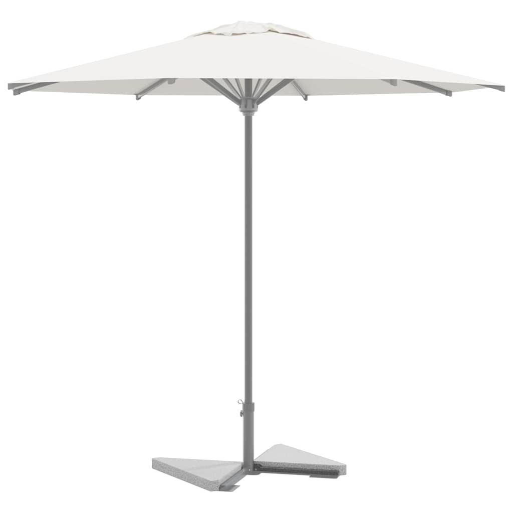 Plaques De Poids De Parasol 2 Pcs Triangulaire Granit 14Kg