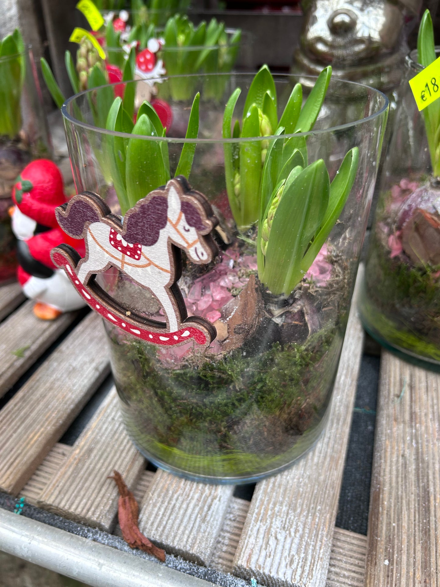 Composition florale pour les fêtes de fin d'année
