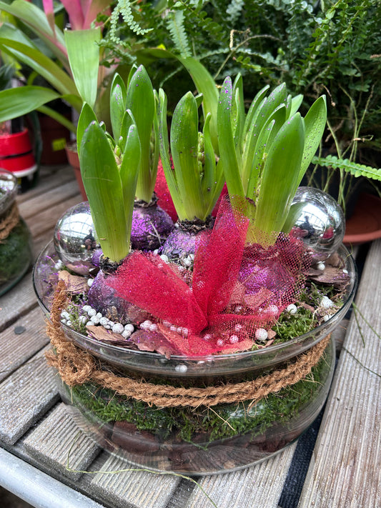Composition florale pour les fêtes de fin d'année