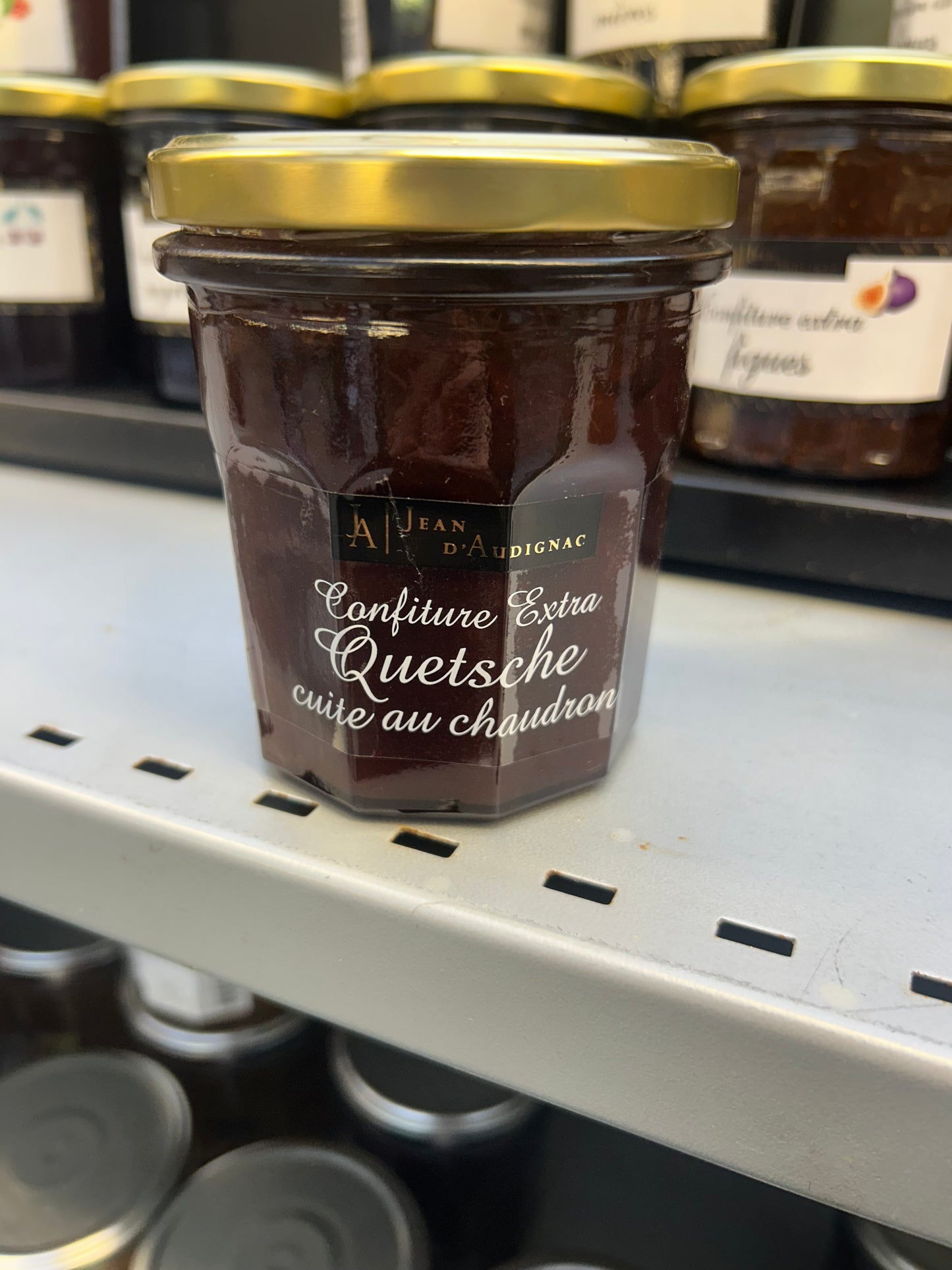 Confiture extra quetsche cuite au chaudron