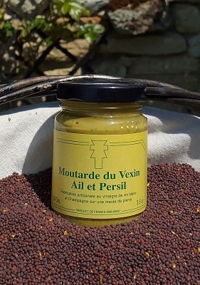 Moutarde du vexin ail persil 100g